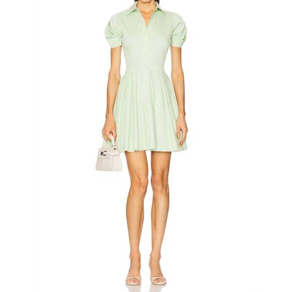 NEW ALEXIS april mini dress in mint